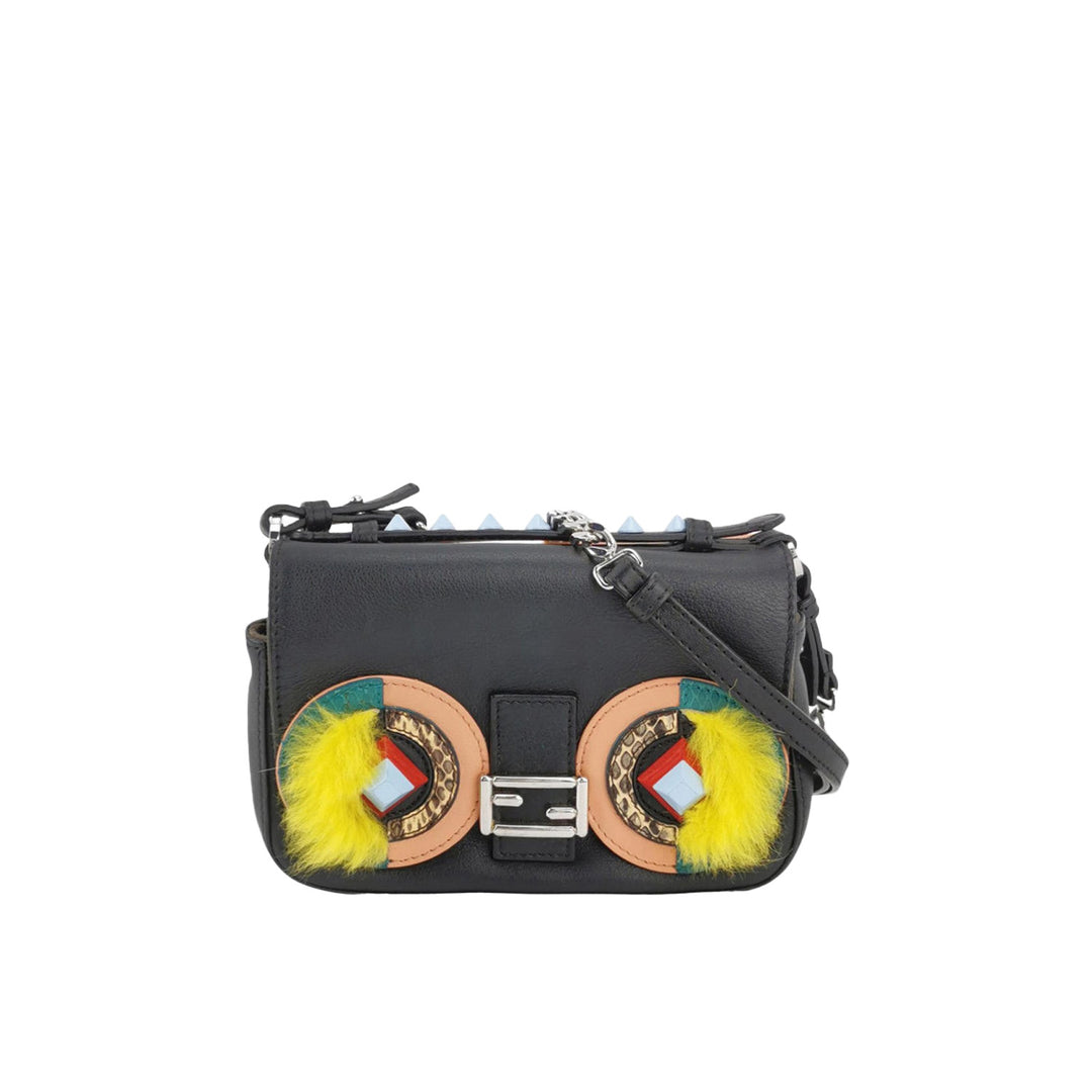 Fendi Lagerfeld Monster lined Micro Baguette Bag 2016  Multiple colors