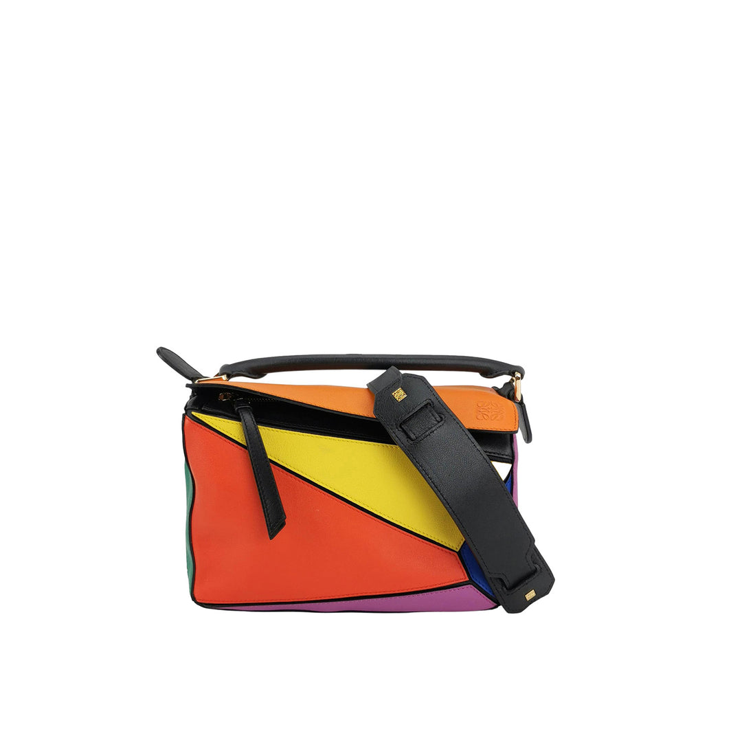 Loewe Multicolour Puzzle Small Shoulder Bag Bright Colour