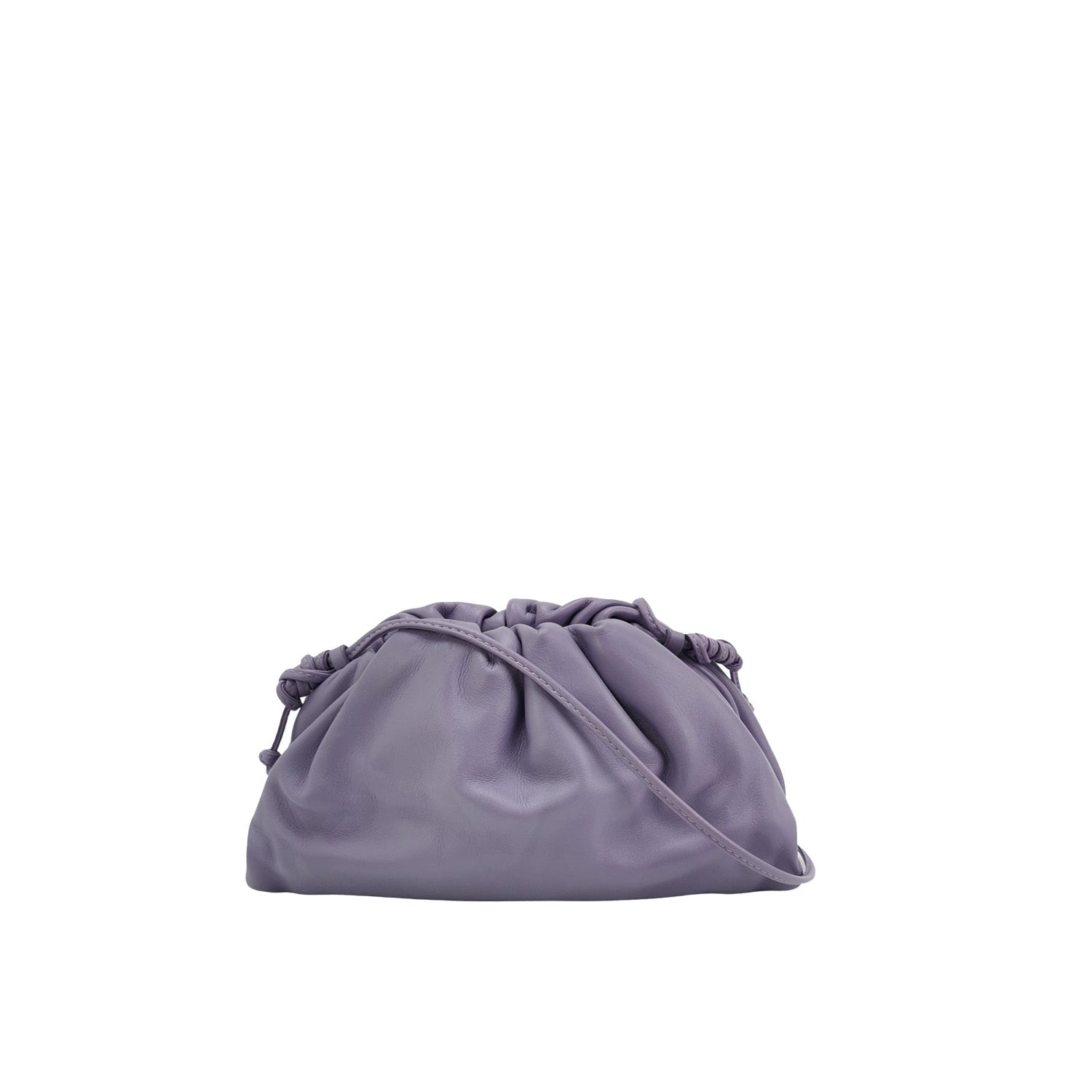 Bottega Veneta Intrecciato Purple Leather Small Mini Top Handle