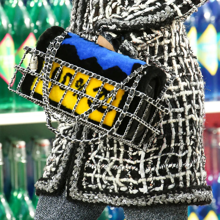 Chanel Timeless Maxi Shearling Pop Art No. 5 Bag