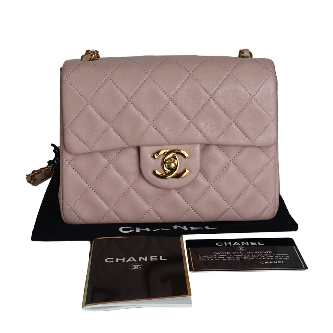 This vintage Chanel bag comes with the original dust bag, booklet, and authenticity card.