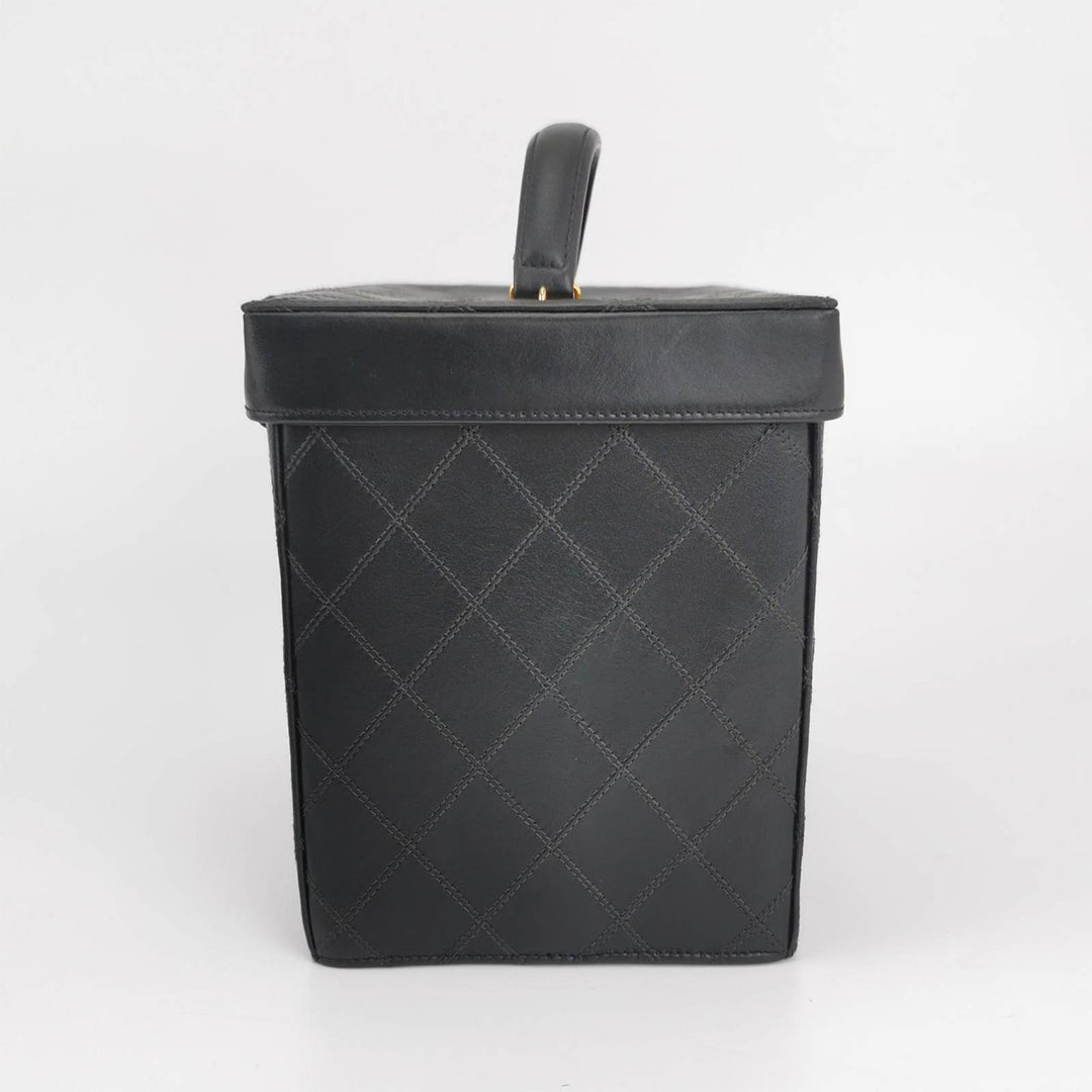 Chanel *Rare* Vintage Quilted Leather Vanity Case