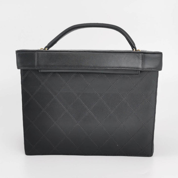 Chanel *Rare* Vintage Quilted Leather Vanity Case