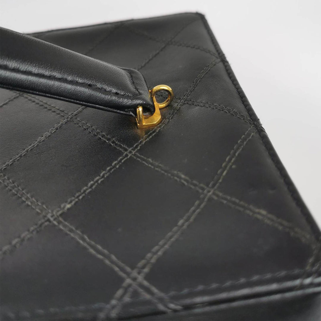 Chanel *Rare* Vintage Quilted Leather Vanity Case