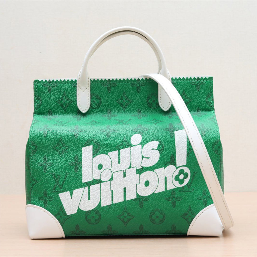 Louis Vuitton Litter Bag Everyday Signature Vintage Monogram Canvas