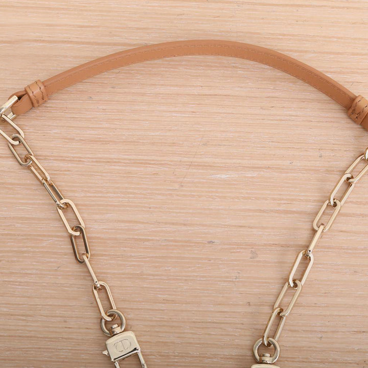Christian Dior Raffia Lady D-Joy Gold Hardware