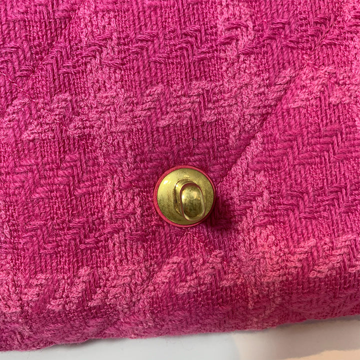 Chanel Medium 19 Flap Bag in Pink Tweed with Mixed Hardware