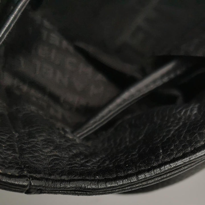Chanel Tassel Bag in Black Calfskin Square Stitched