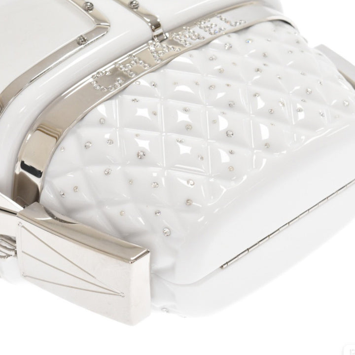 Chanel Gondola Ski Lift Minaudiere in White Plexiglass