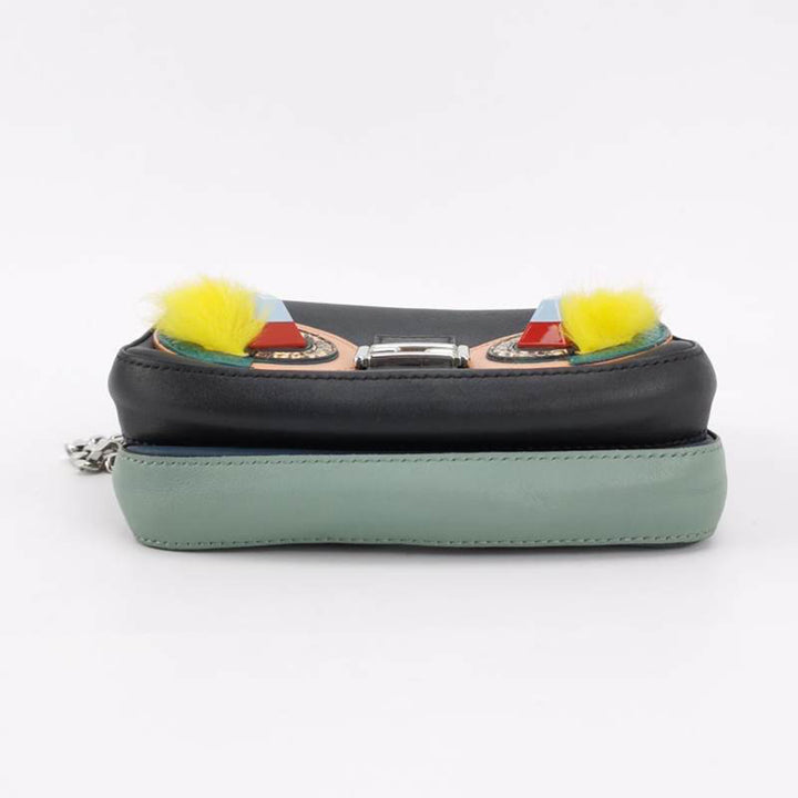 Fendi Lagerfeld Monster lined Micro Baguette Bag 2016  Multiple colors