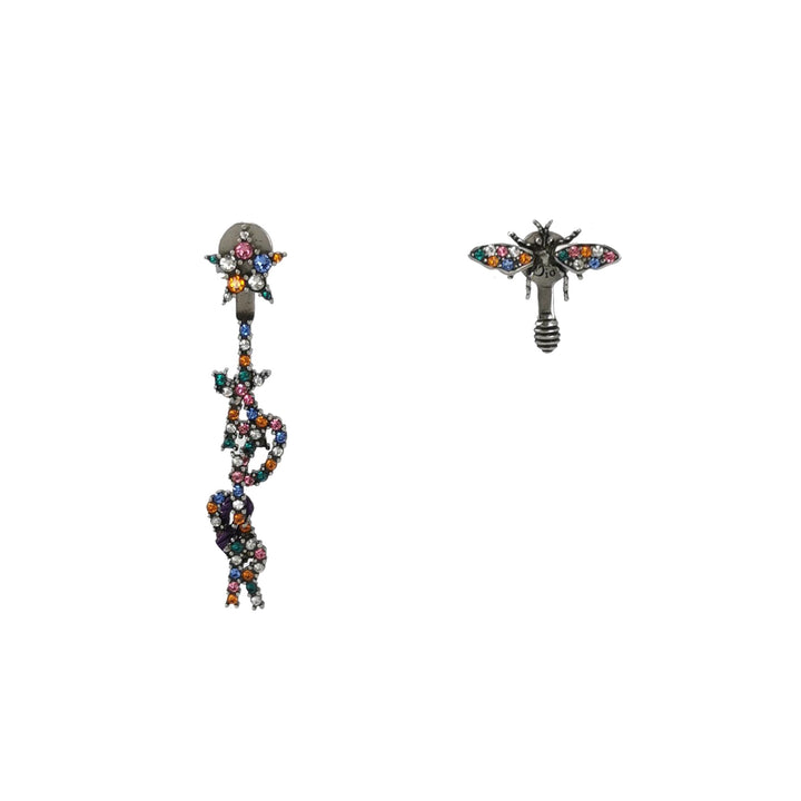Dior Palladium Crystal J'adior Earrings Multicolour