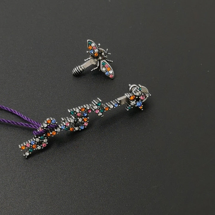 Dior Palladium Crystal J'adior Earrings Multicolour