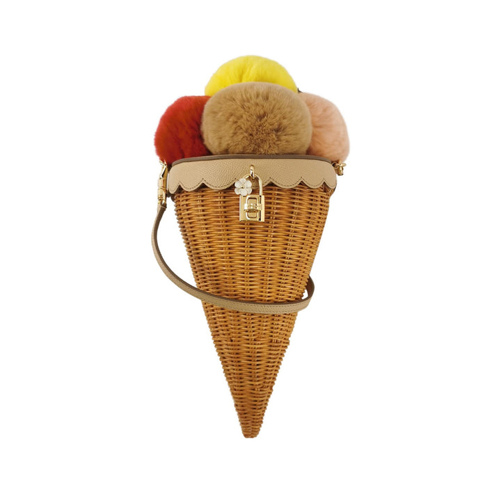 Dolce & Gabbana Ice-Cream Cone Shoulder Bag