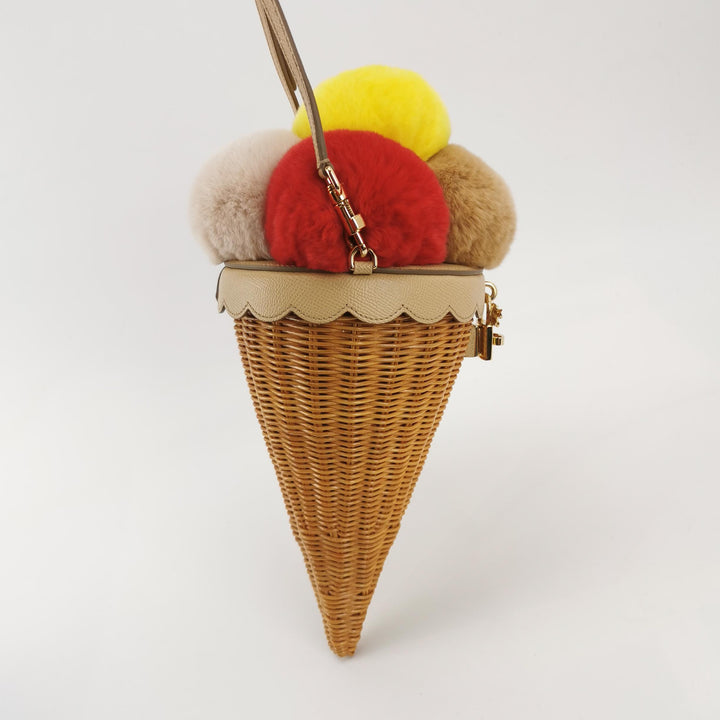 Dolce & Gabbana Ice-Cream Cone Shoulder Bag