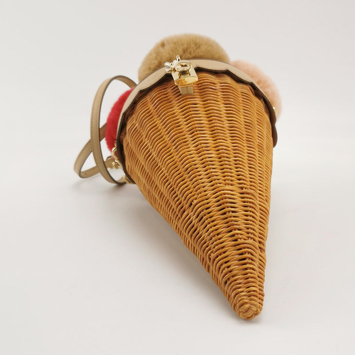 Dolce & Gabbana Ice-Cream Cone Shoulder Bag