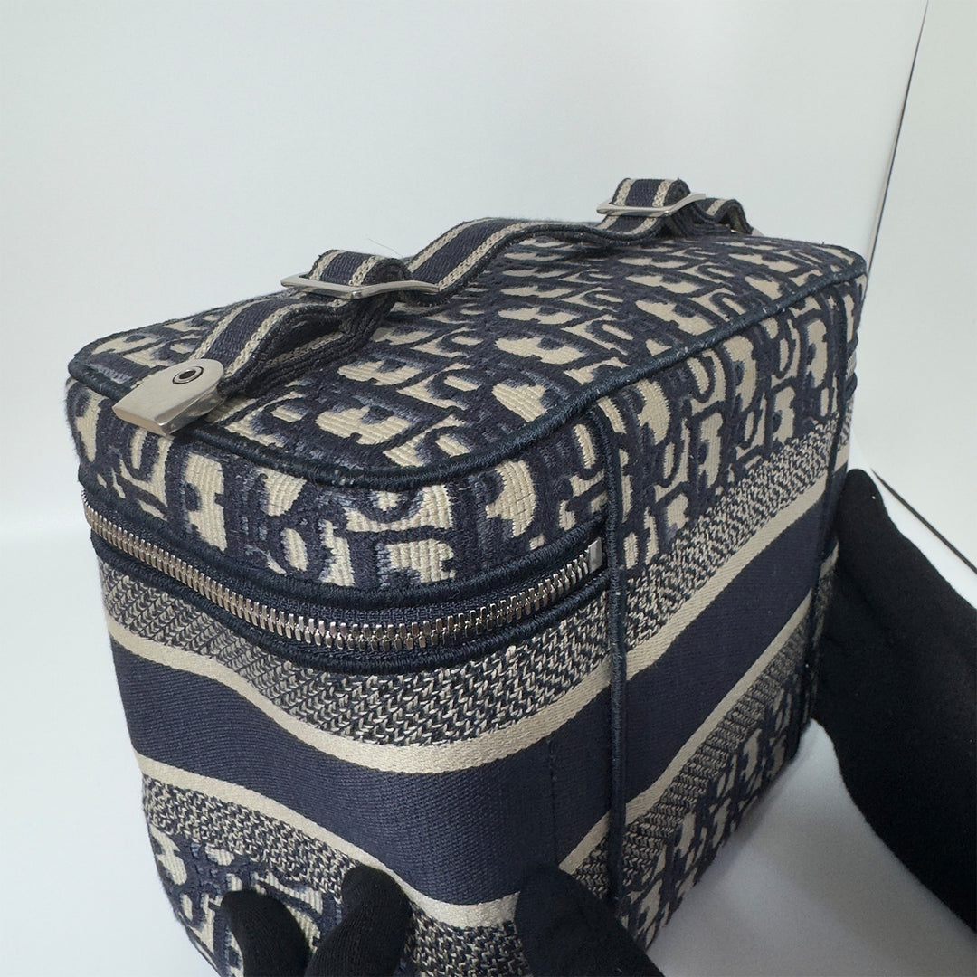 Dior Diortravel Vanity Case in Blue Oblique