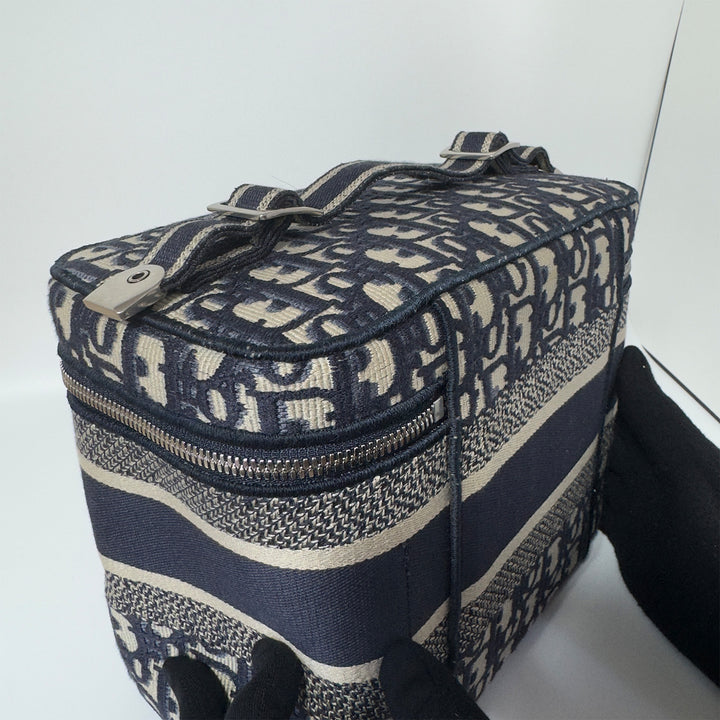 Dior Diortravel Vanity Case in Blue Oblique