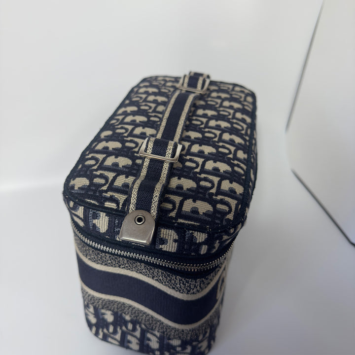 Dior Diortravel Vanity Case in Blue Oblique