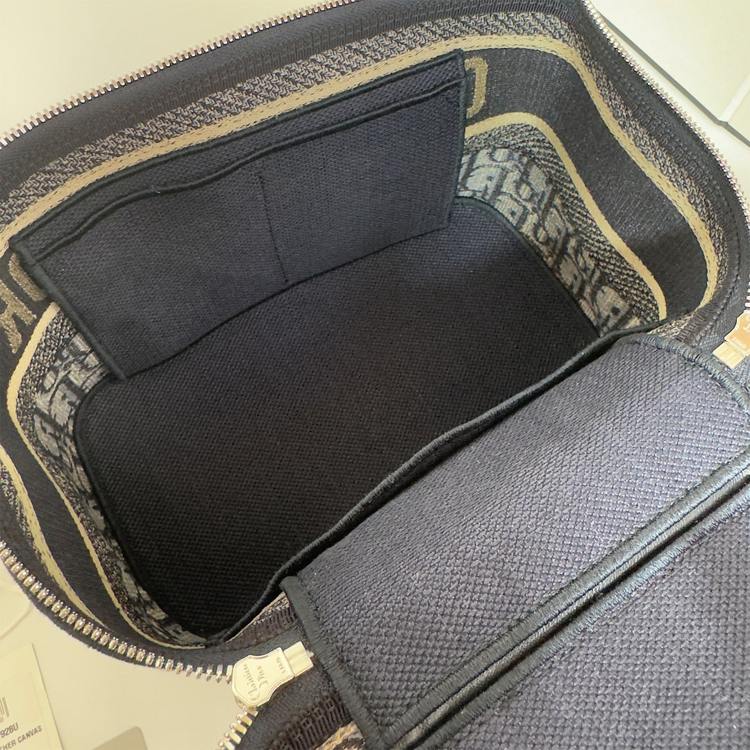 Dior Diortravel Vanity Case in Blue Oblique