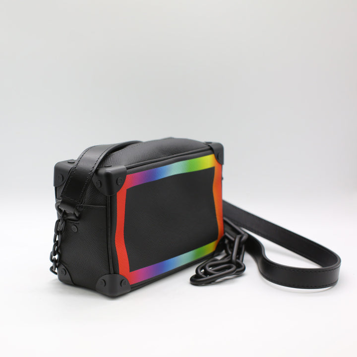 Louis Vuitton Soft Trunk Bag in Rainbow Taiga Leather