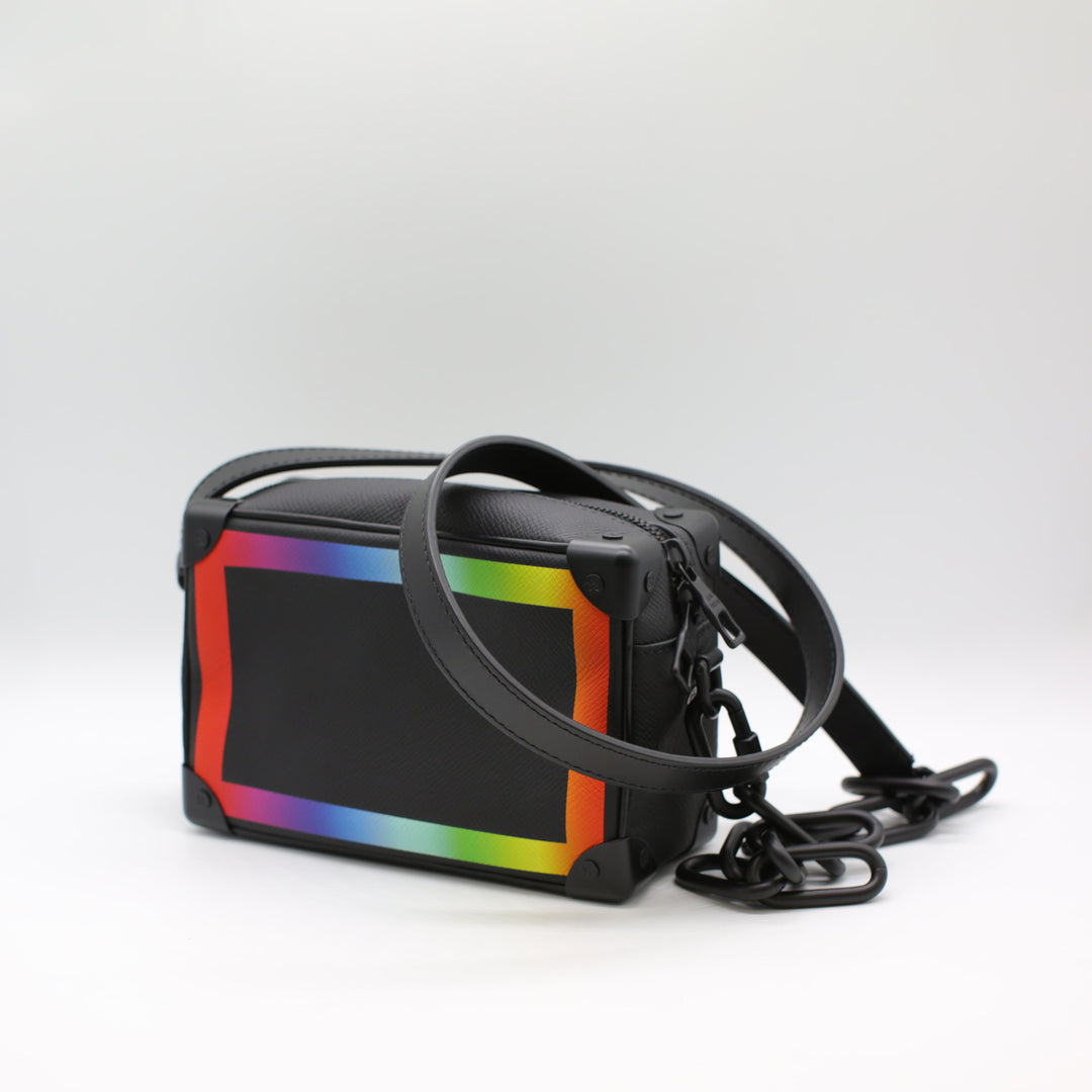 Louis Vuitton Soft Trunk Bag in Rainbow Taiga Leather