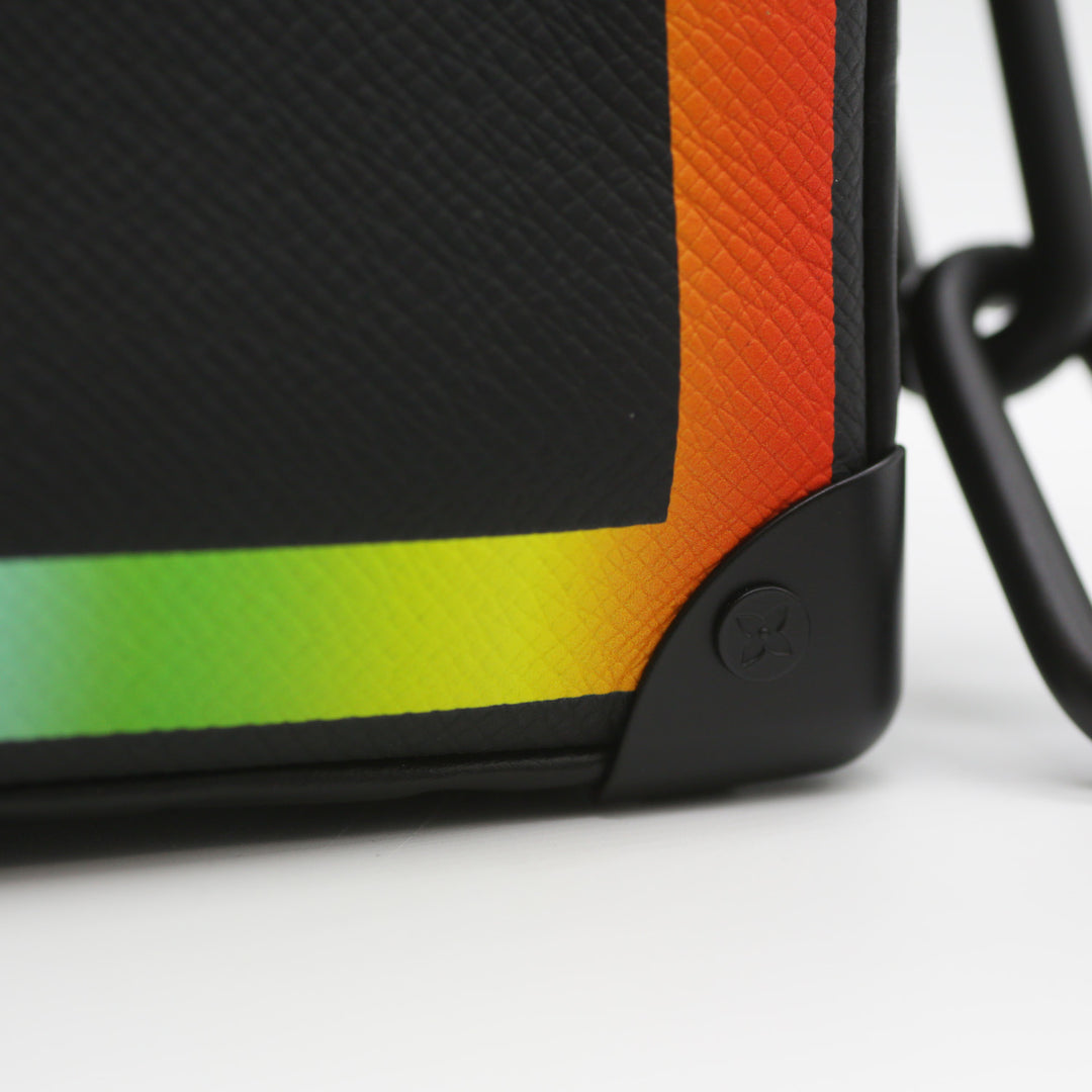 Louis Vuitton Soft Trunk Bag in Rainbow Taiga Leather
