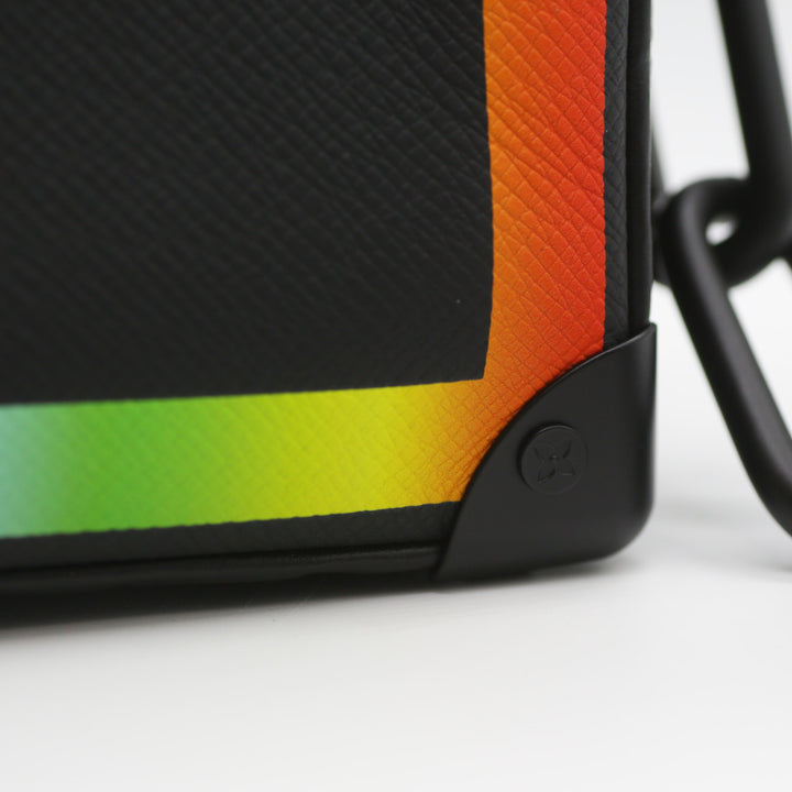 Louis Vuitton Soft Trunk Bag in Rainbow Taiga Leather
