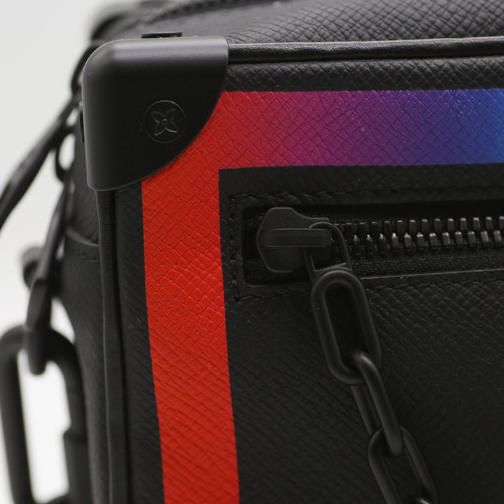 Louis Vuitton Soft Trunk Bag in Rainbow Taiga Leather