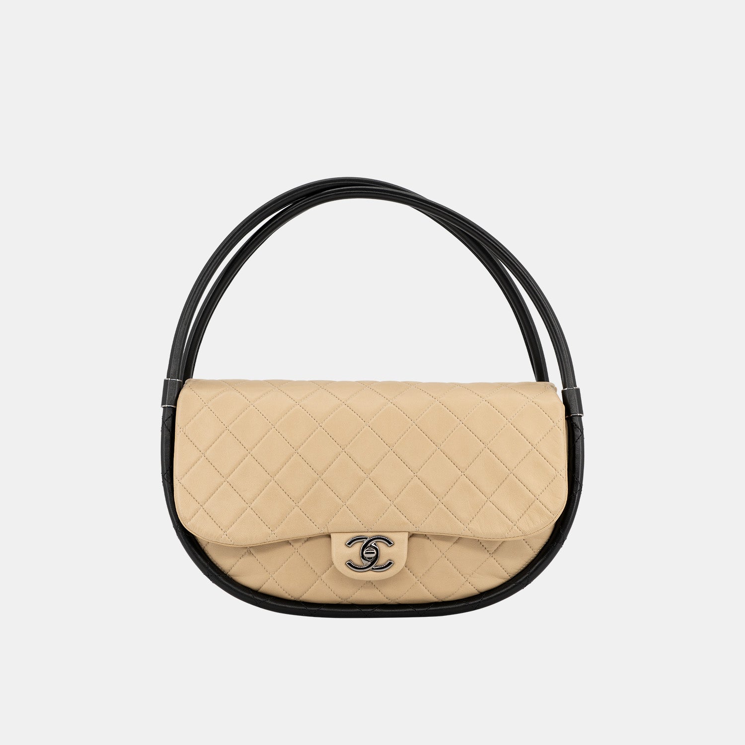 Chanel Pre-owned 2014 Hula Hoop Tote Bag - Black