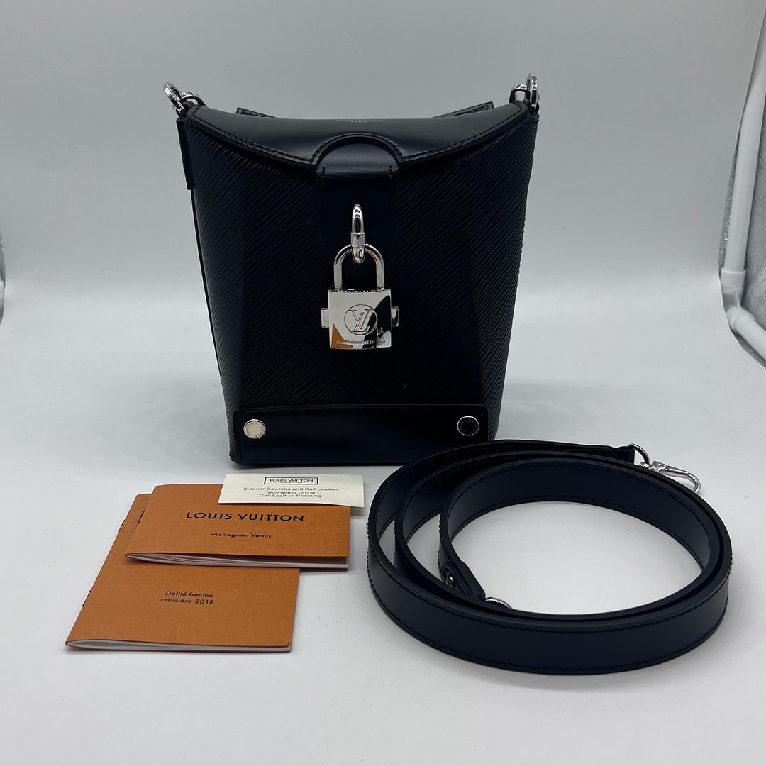 Louis Vuitton Small Bento Box in Black Epi Leather