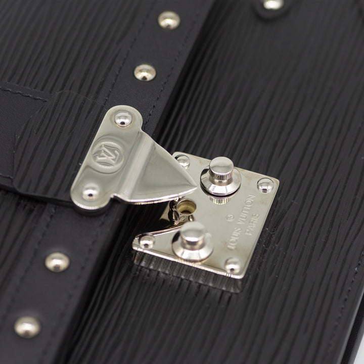 Louis Vuitton Epi Trunk Chain Wallet in Black