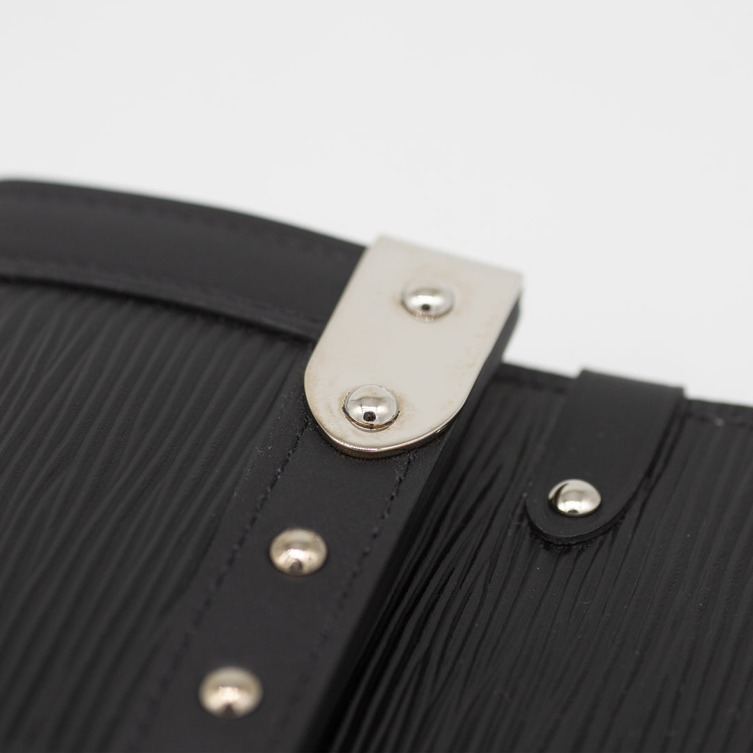 Louis Vuitton Epi Trunk Chain Wallet in Black