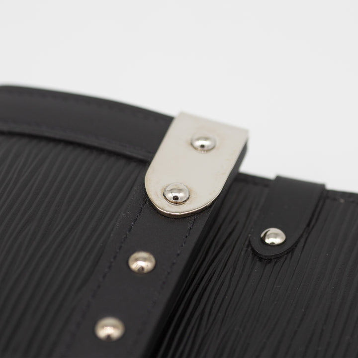 Louis Vuitton Epi Trunk Chain Wallet in Black