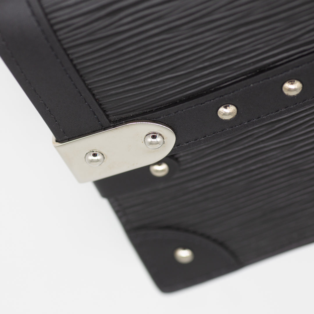 Louis Vuitton Epi Trunk Chain Wallet in Black