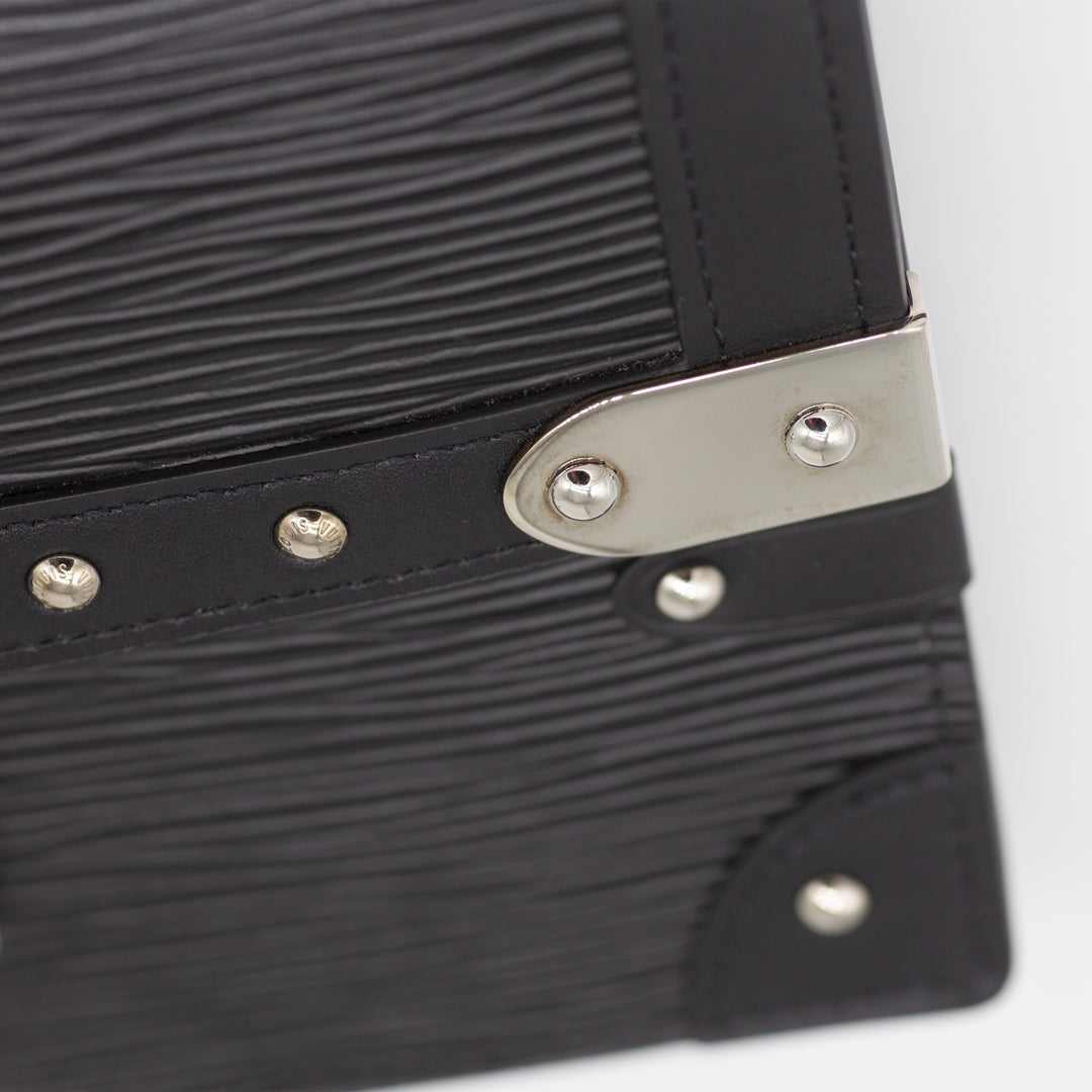 Louis Vuitton Epi Trunk Chain Wallet in Black