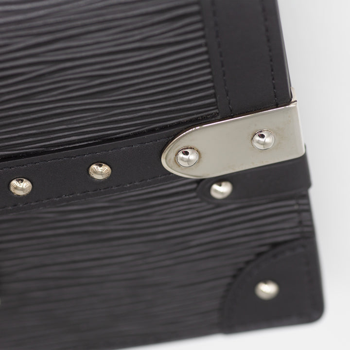 Louis Vuitton Epi Trunk Chain Wallet in Black