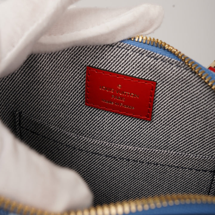 Louis Vuitton Alma BB in Denim Damier Patchwork Monogram