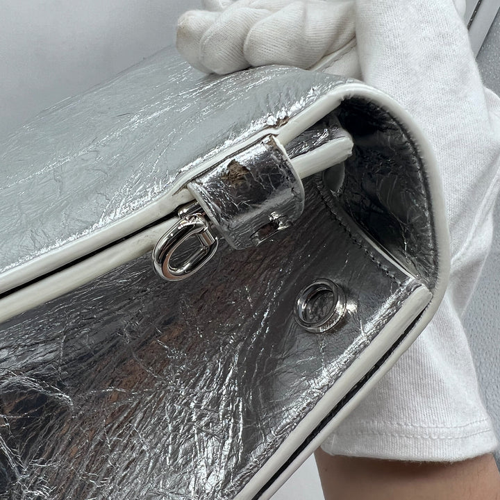 Dior Diorever Metallic Silver Tote Bag