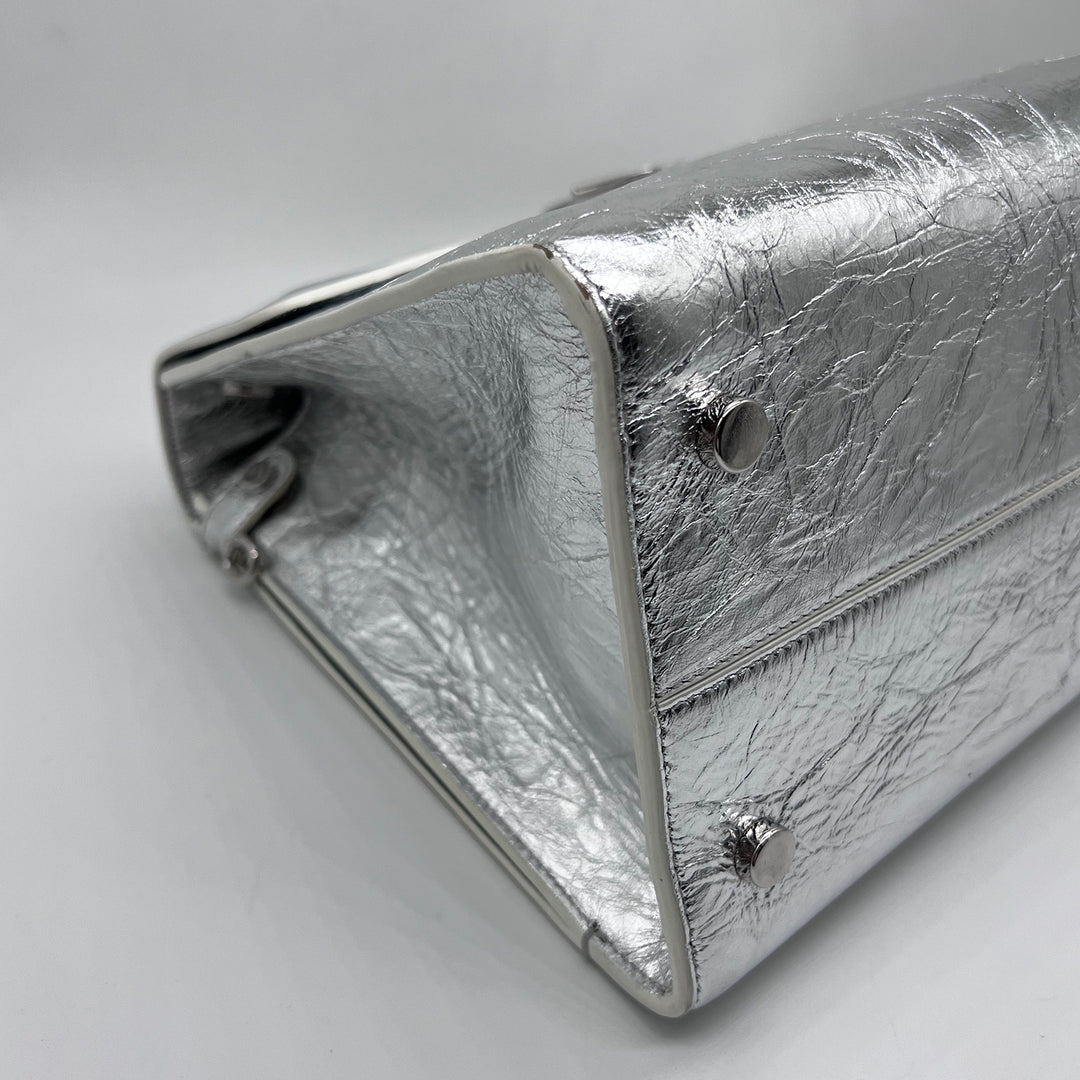 Dior Diorever Metallic Silver Tote Bag