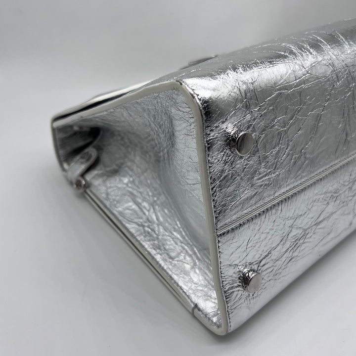 Dior Diorever Metallic Silver Tote Bag