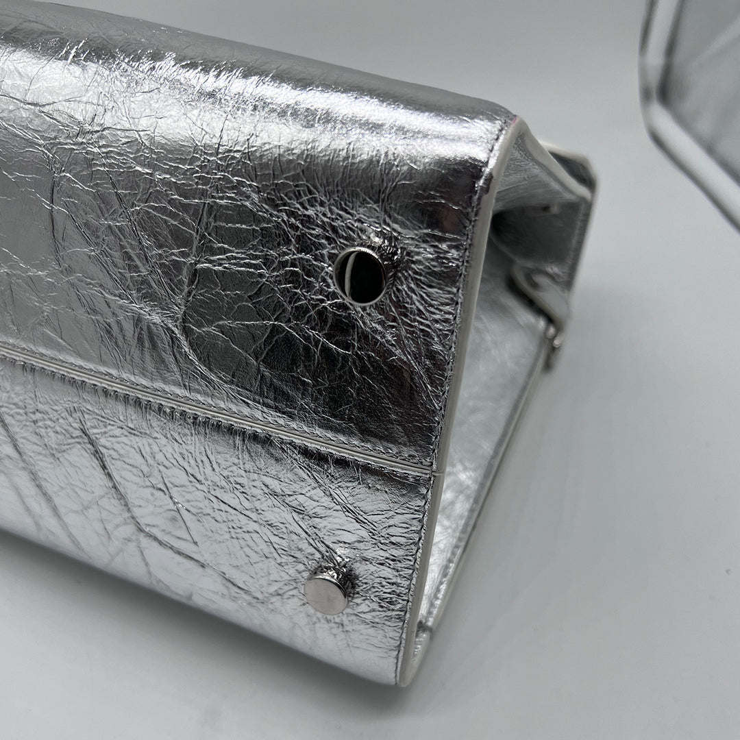 Dior Diorever Metallic Silver Tote Bag