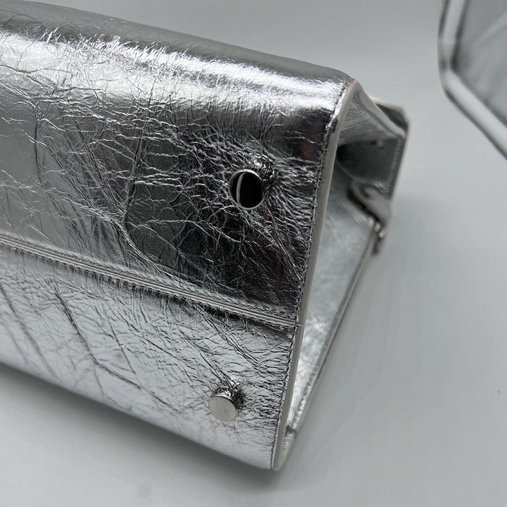 Dior Diorever Metallic Silver Tote Bag