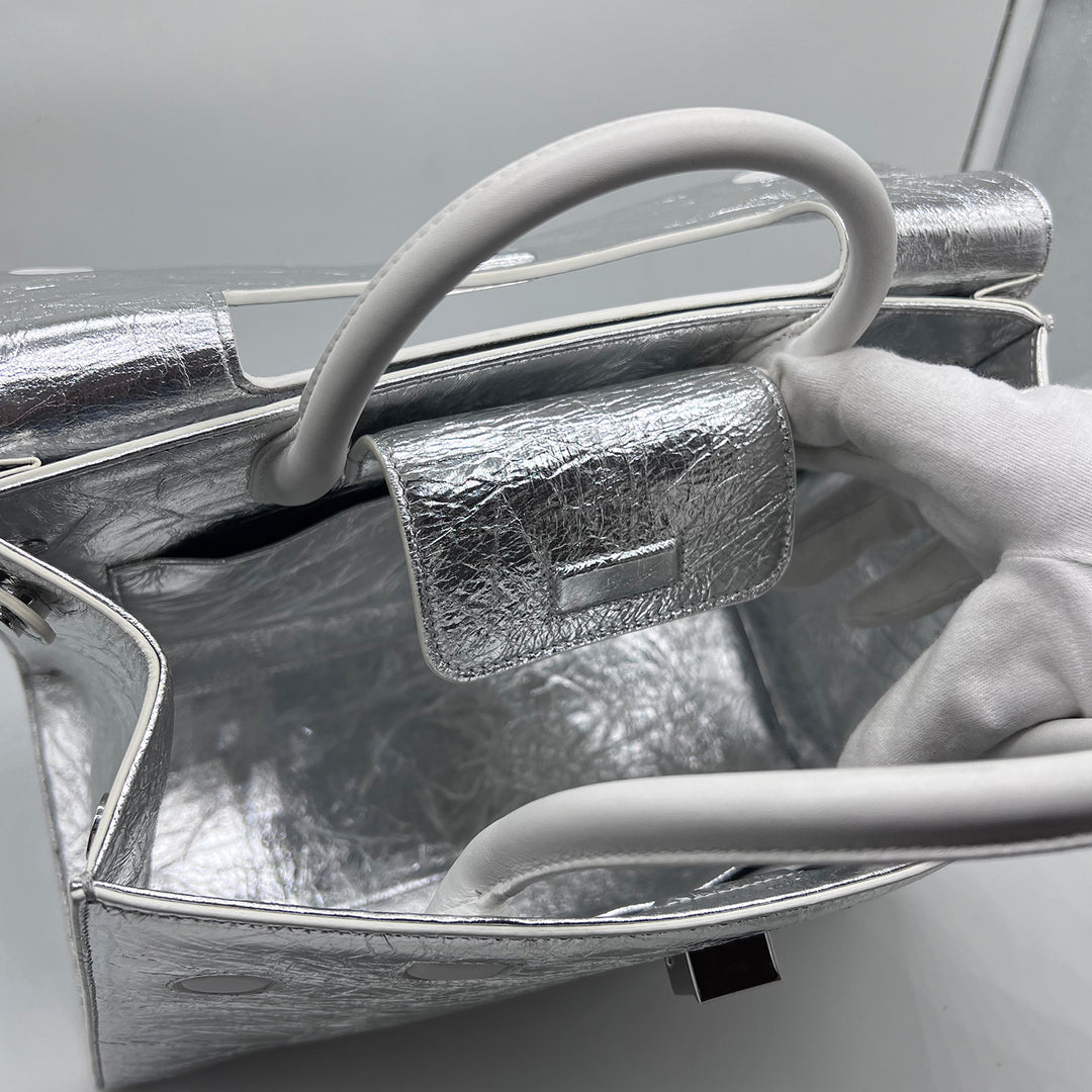 Dior Diorever Metallic Silver Tote Bag