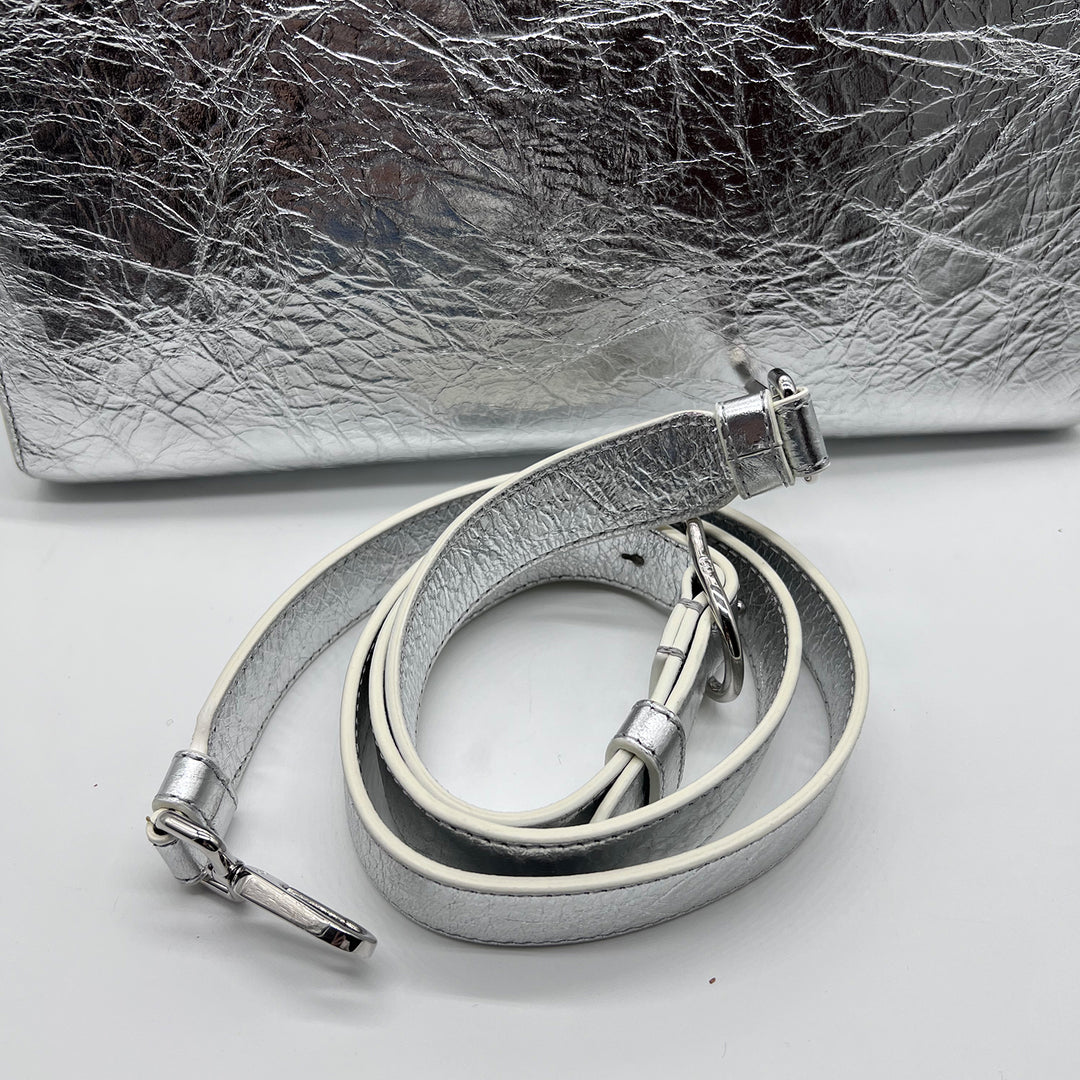Dior Diorever Metallic Silver Tote Bag