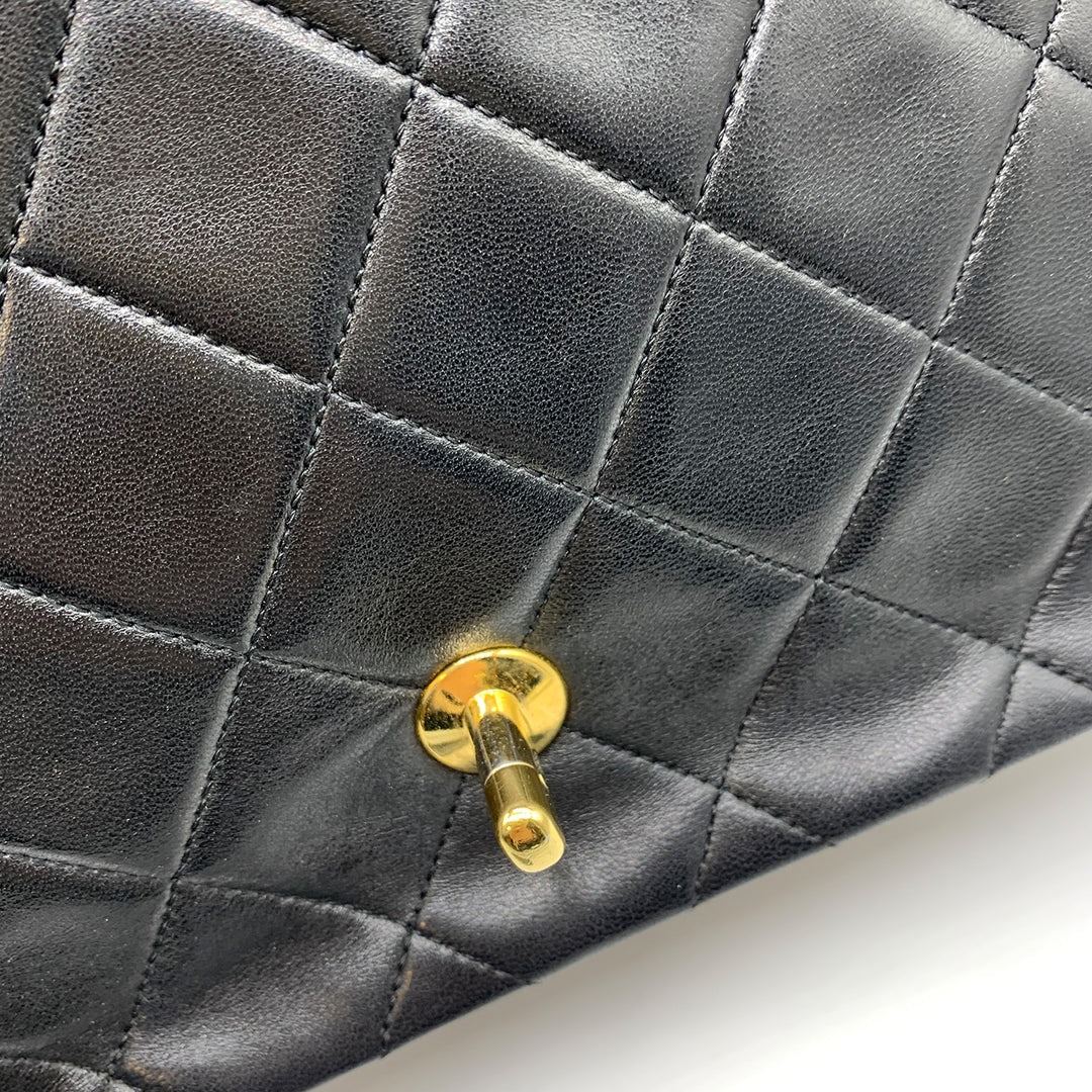 The lambskin leather is very smooth and luxurious.