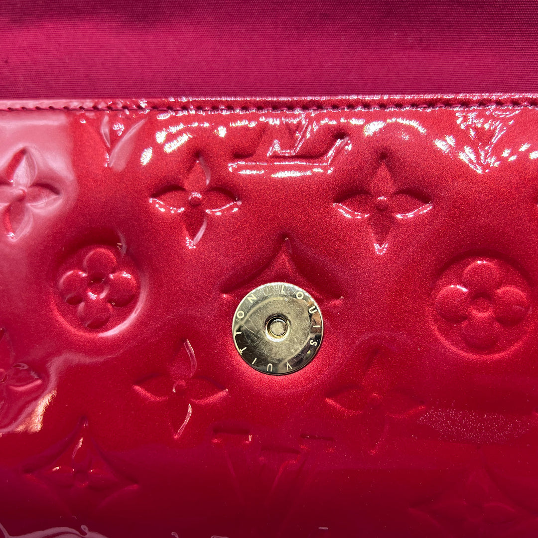 Louis Vuitton Rossmore Shoulder Bag in Red Monogram Vernis