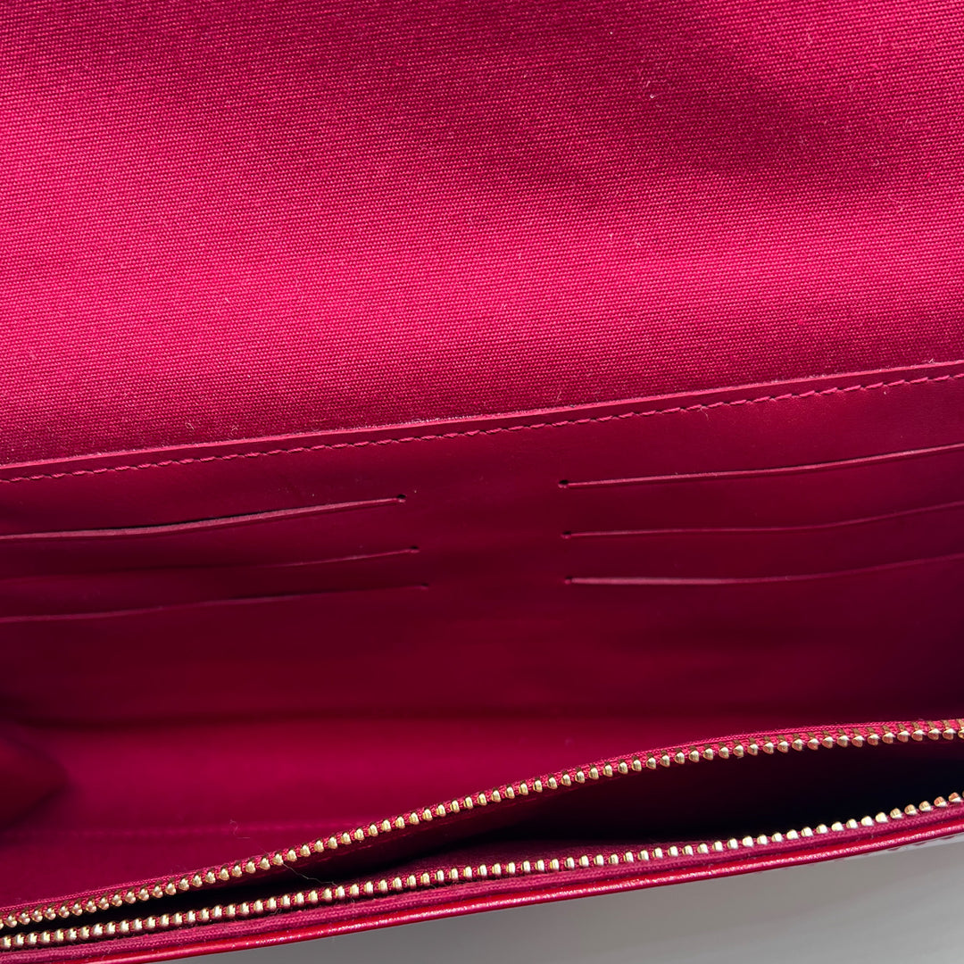 Louis Vuitton Rossmore Shoulder Bag in Red Monogram Vernis