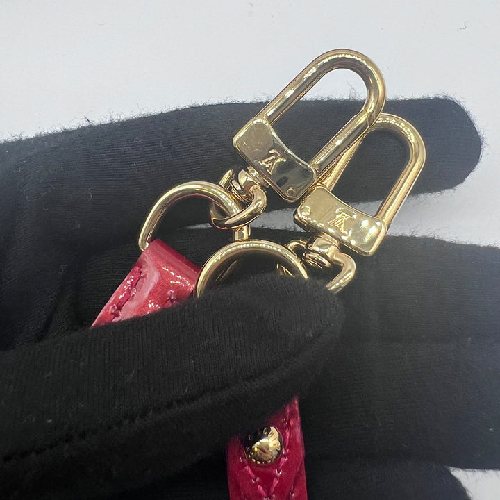 Louis Vuitton Rossmore Shoulder Bag in Red Monogram Vernis