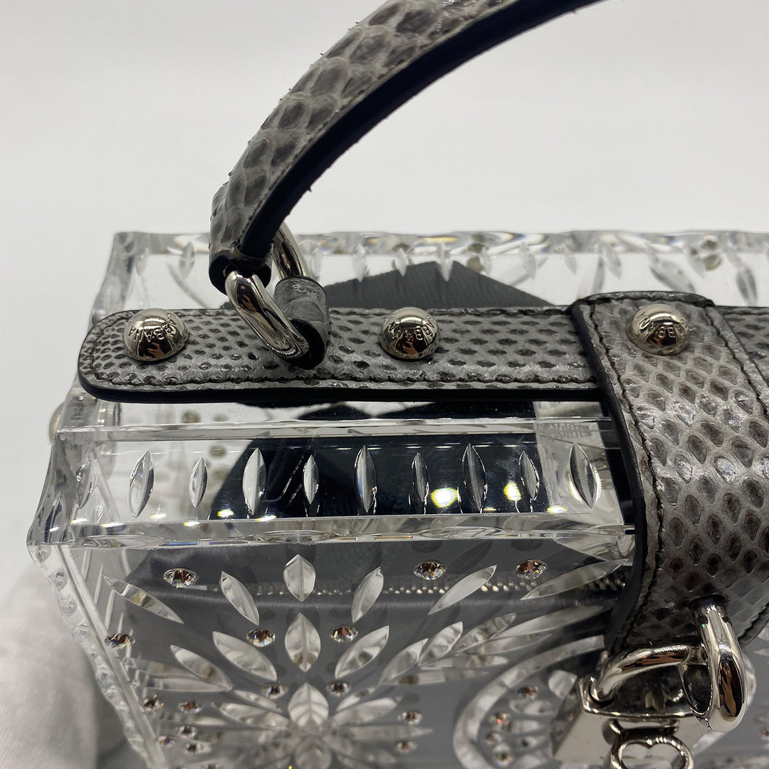 Dolce & Gabbana Plexiglass Embellished Dolce Bag