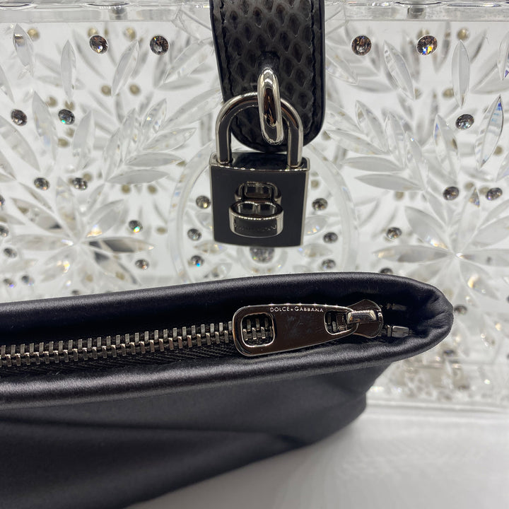 Dolce & Gabbana Plexiglass Embellished Dolce Bag